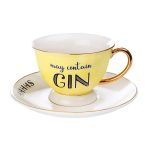 Sass & Belle May Contain Gin Cup & Saucer Set