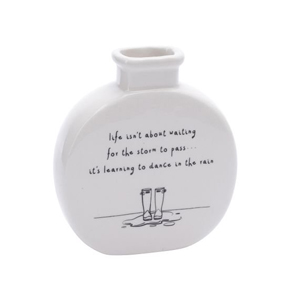 Sent & Meant ‘Life Isn’t About Waiting’ Bud Vase