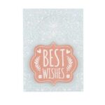 Special Card With Wooden Hanger Best Wishes