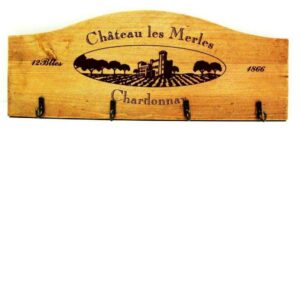 Wine Inspired Design Wooden Key rack