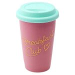 Sweet Tooth Breakfast Club Ceramic Coffee Tea Cup Travel Mug
