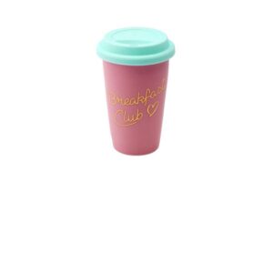 Sweet Tooth Breakfast Club Ceramic Coffee Tea Cup Travel Mug