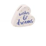 Wishes & Dreams Heart Money Box