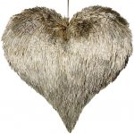 Hanging Champagne Gold Heart