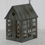 Metal Grey Candle House