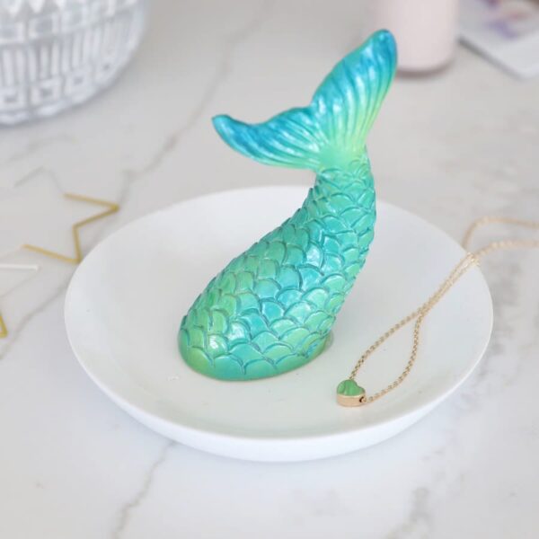 Shimmering Mermaid Tail Jewellery Dish