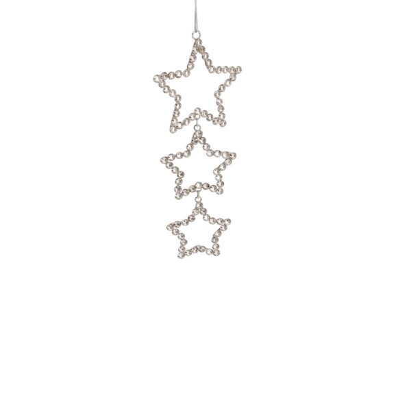 Triple Sparkle Crystal Star String Hanger