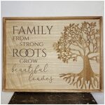 Tree Of Life Plaque Family From Strong Roots
