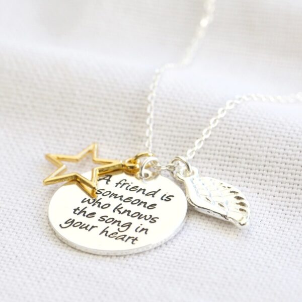 A Friend Is Someone Necklace