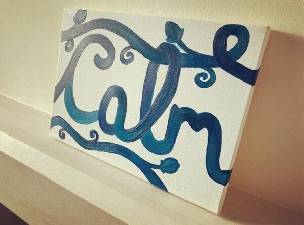 hand painted canvas