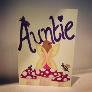 hand painted cards