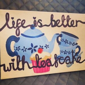 Life is better canvas