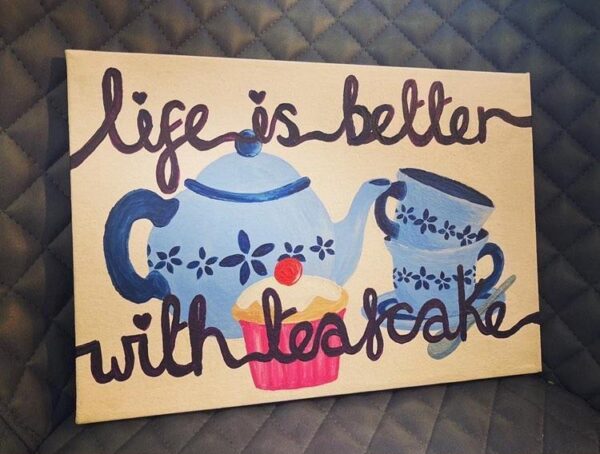 Life is better canvas