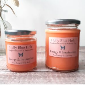 Energy & Inspiration Candle – Blood Orange & Goji Berry Scented
