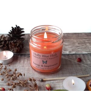 Energy & Inspiration Candle – Blood Orange & Goji Berry Scented