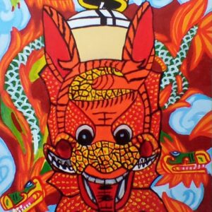 Angela Thouless Art - Ancient Chinese Dragon Spraycan