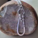 Argentium Silver Drop Pendant