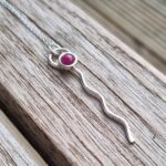 Sterling silver wave pendant Kisley Designs