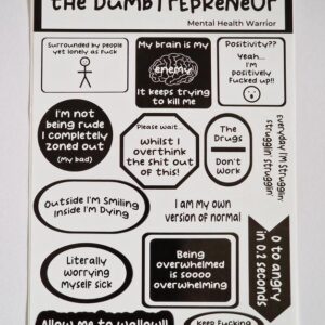 The Dumbtrepreneur stickers