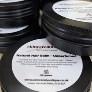 natural vegan hair balm