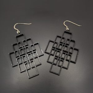 Geometric Layered Earrings