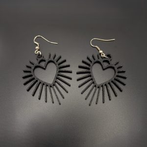 Heart Burst Earrings