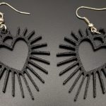Burst Heart Earrings Bitsy Boutique